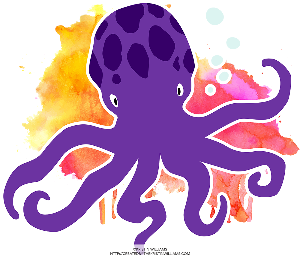 Graphic Design Art Octopus - Graphic Design Art Octopus (1000x859)