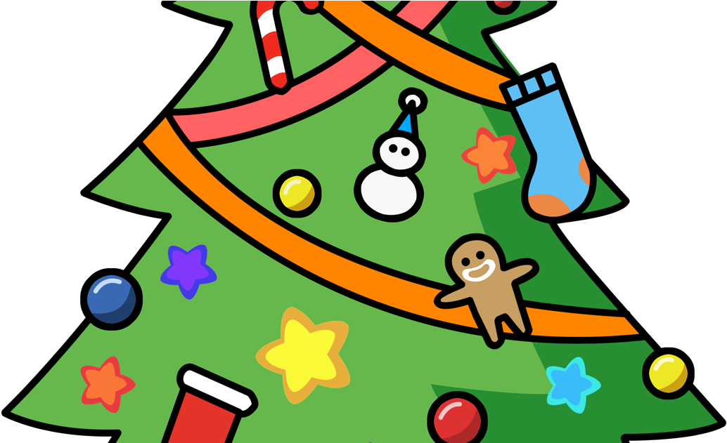 Dog Christmas Tree Clipart - Christmas Tree Clip Art (1200x630)