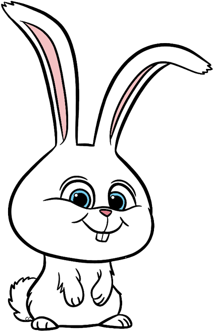 The Secret Life Of Pets Clip Art Images - Snowball Secret Life Of Pets Clipart (429x657)