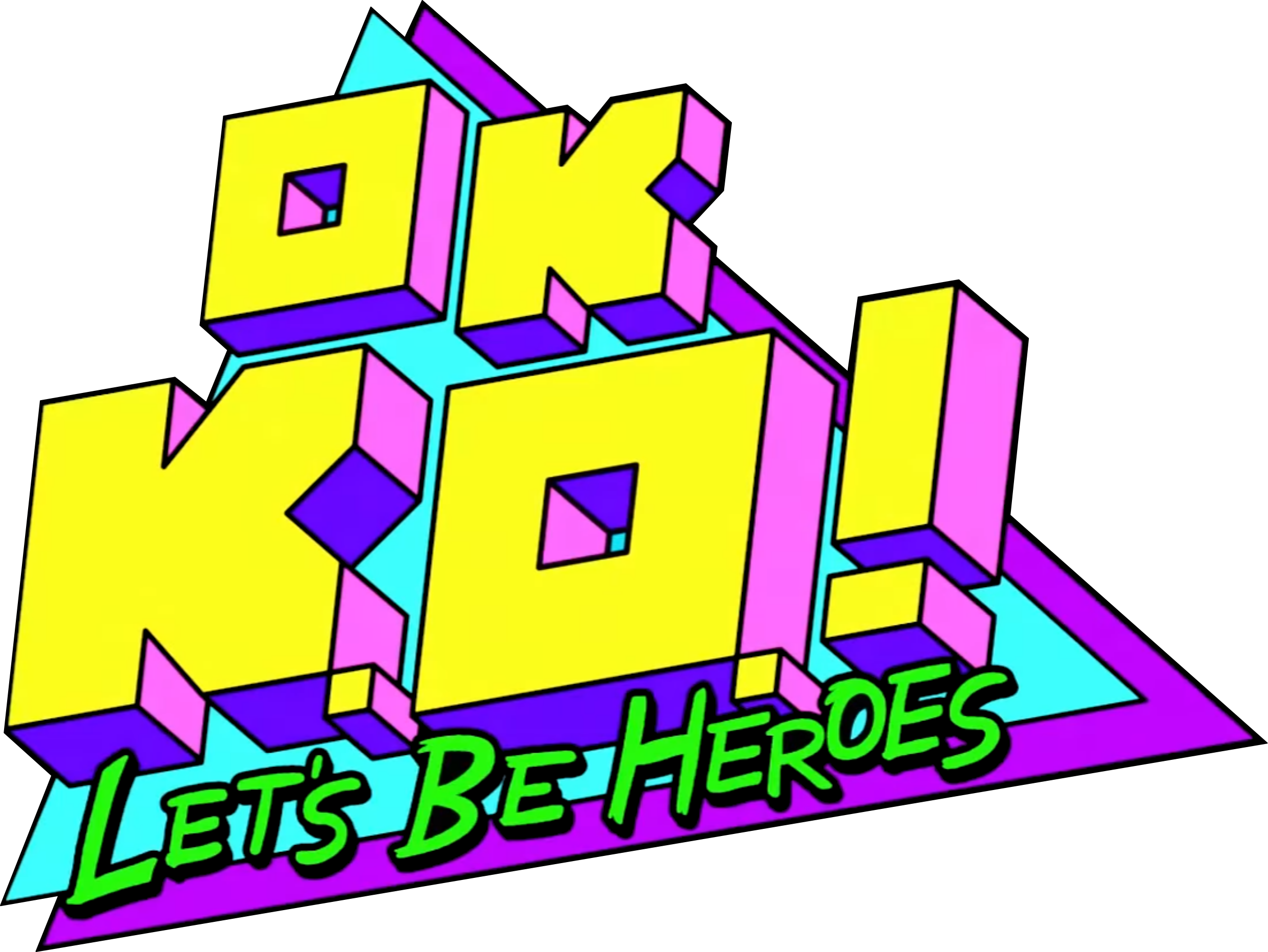 Ok Ko Let's Be Heroes Logo (2481x1863)