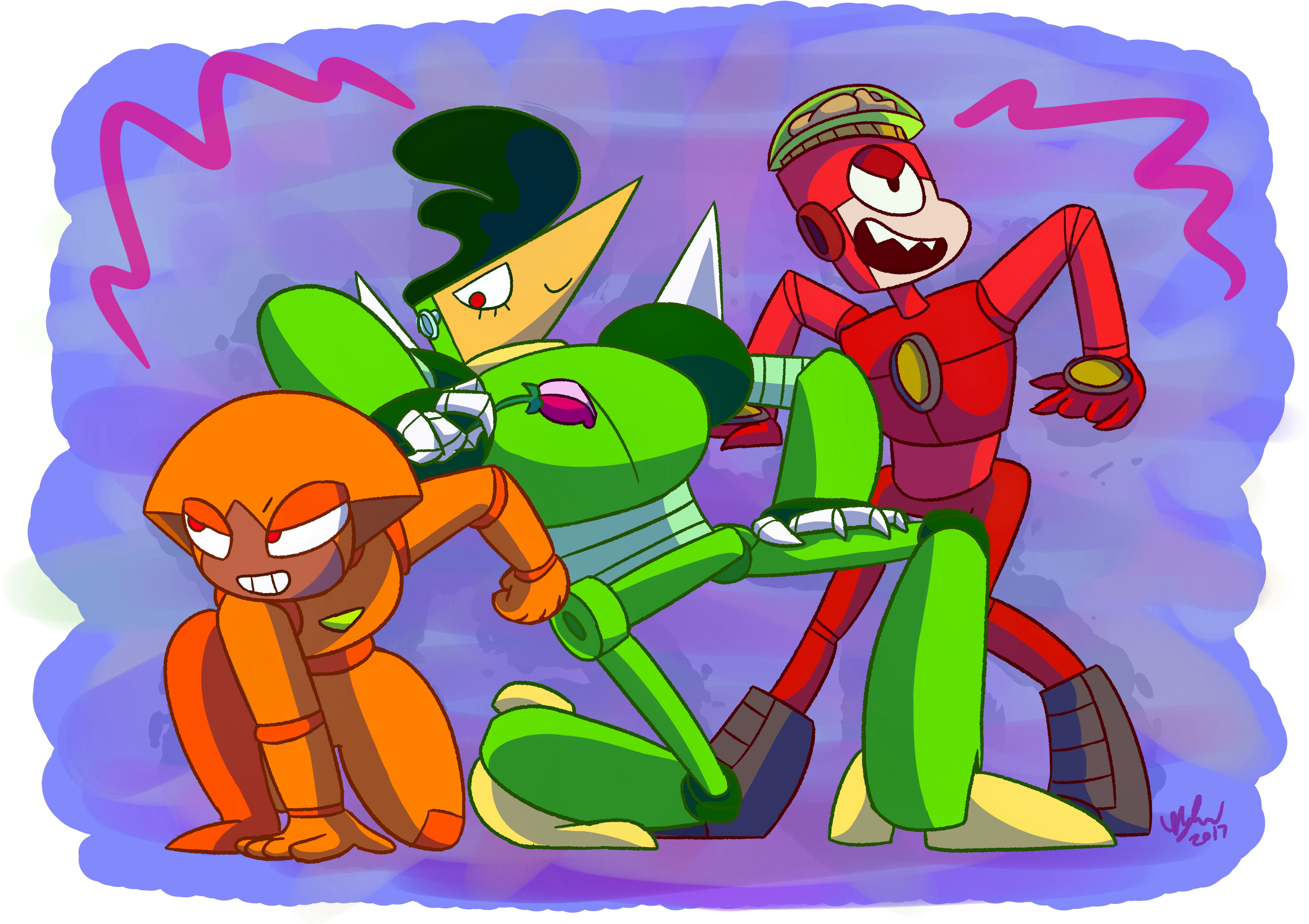 3 Of A Kind By Torteraex - Ok Ko Let's Be Heroes Raimon (4200x3000)