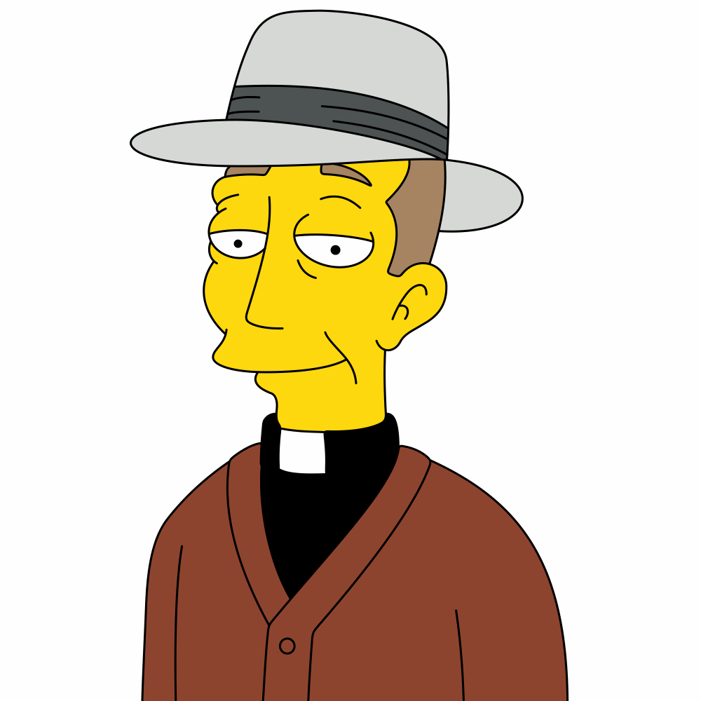 Cowboy Black And White Clip Art Images【2018】 Cowboy - El Pastor De Los Simpson (1000x1000)
