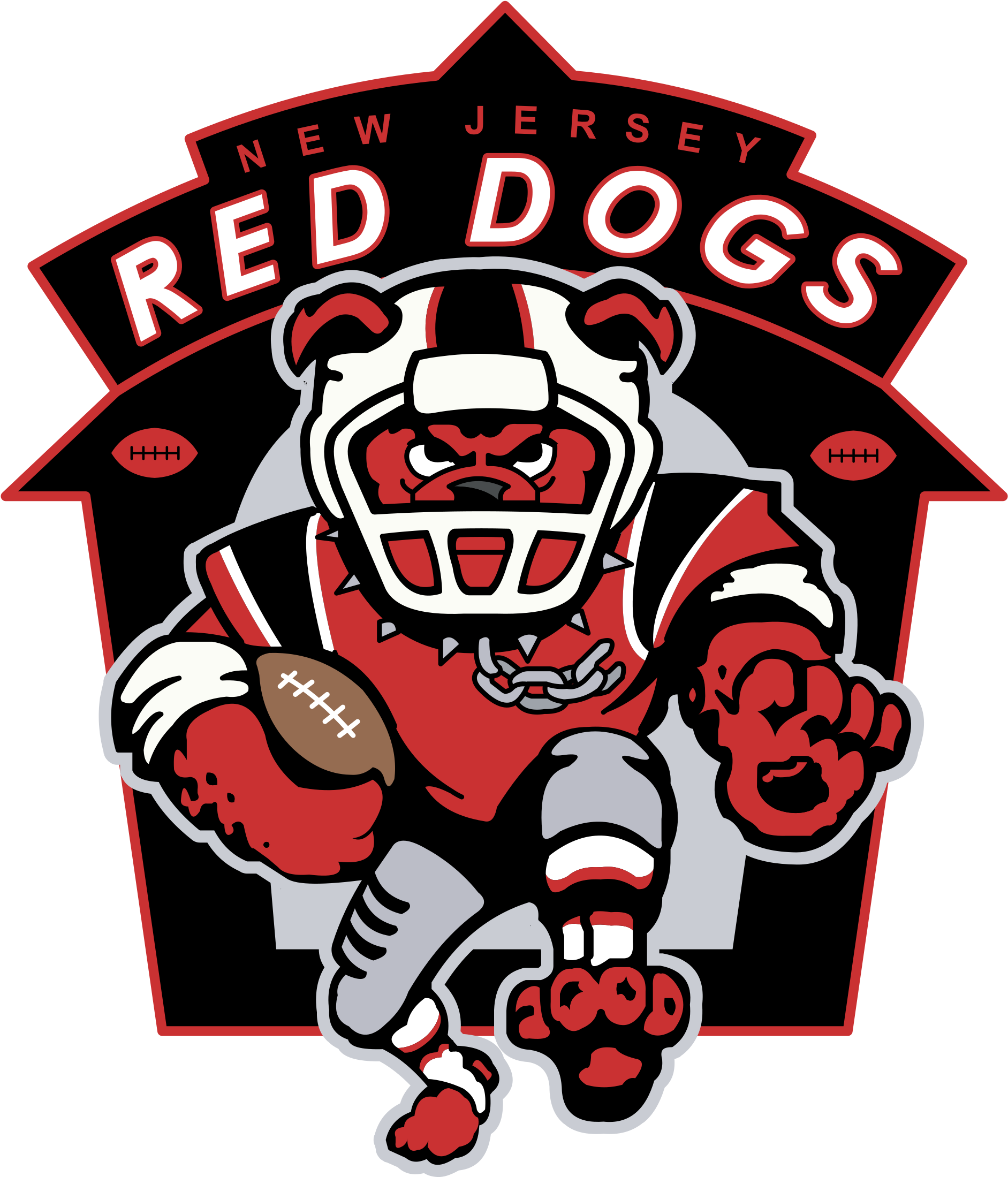 New Jersey Red Dogs Logo Png Transparent - New Jersey Sport Teams (2400x2400)