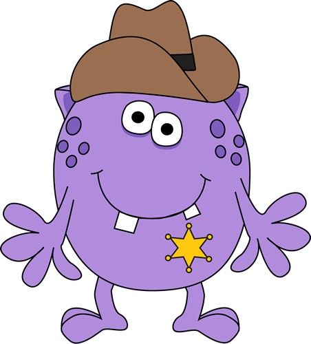 Monster Clipart For Kids - Monster Body Parts Worksheet (452x500)