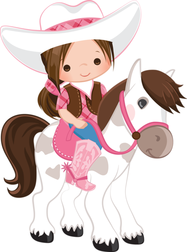 Cowboy E Cowgirl - Invitaciones De Cumpleaños Vaqueras (372x500)