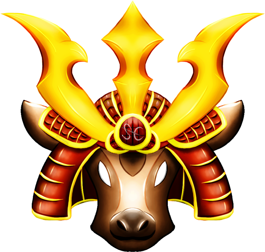 Samurai Cow Logo By Cademaddog - Logo (913x875)