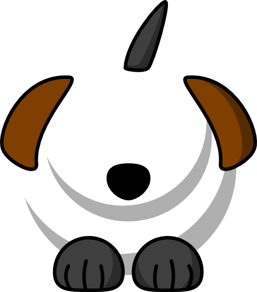 Dog Black Brown Ears Clip Art At Clker - Dog Ears Clip Art (528x599)