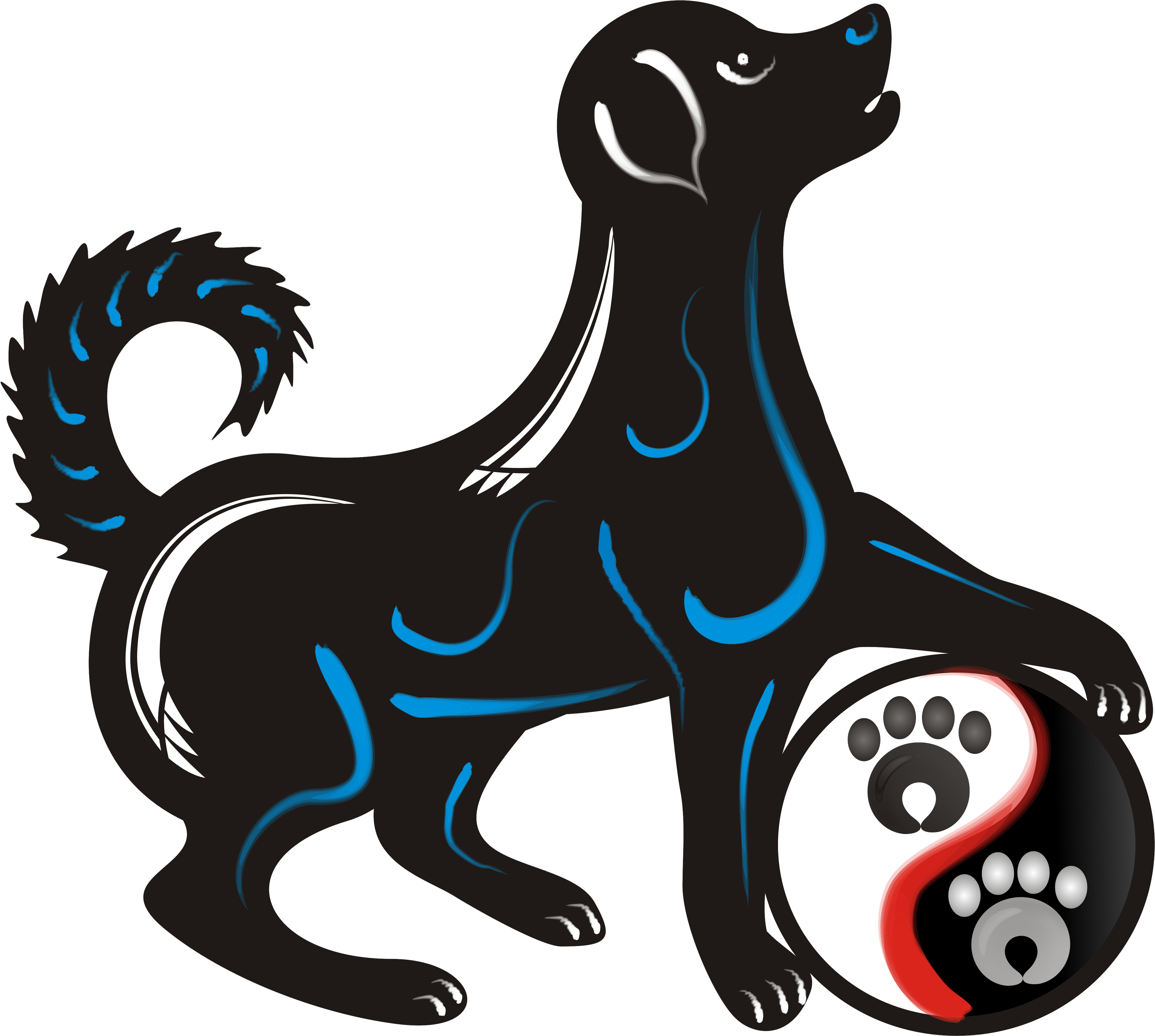Canine Rehabilitation Medicine - Acupuncture Dog Png (4394x4188)