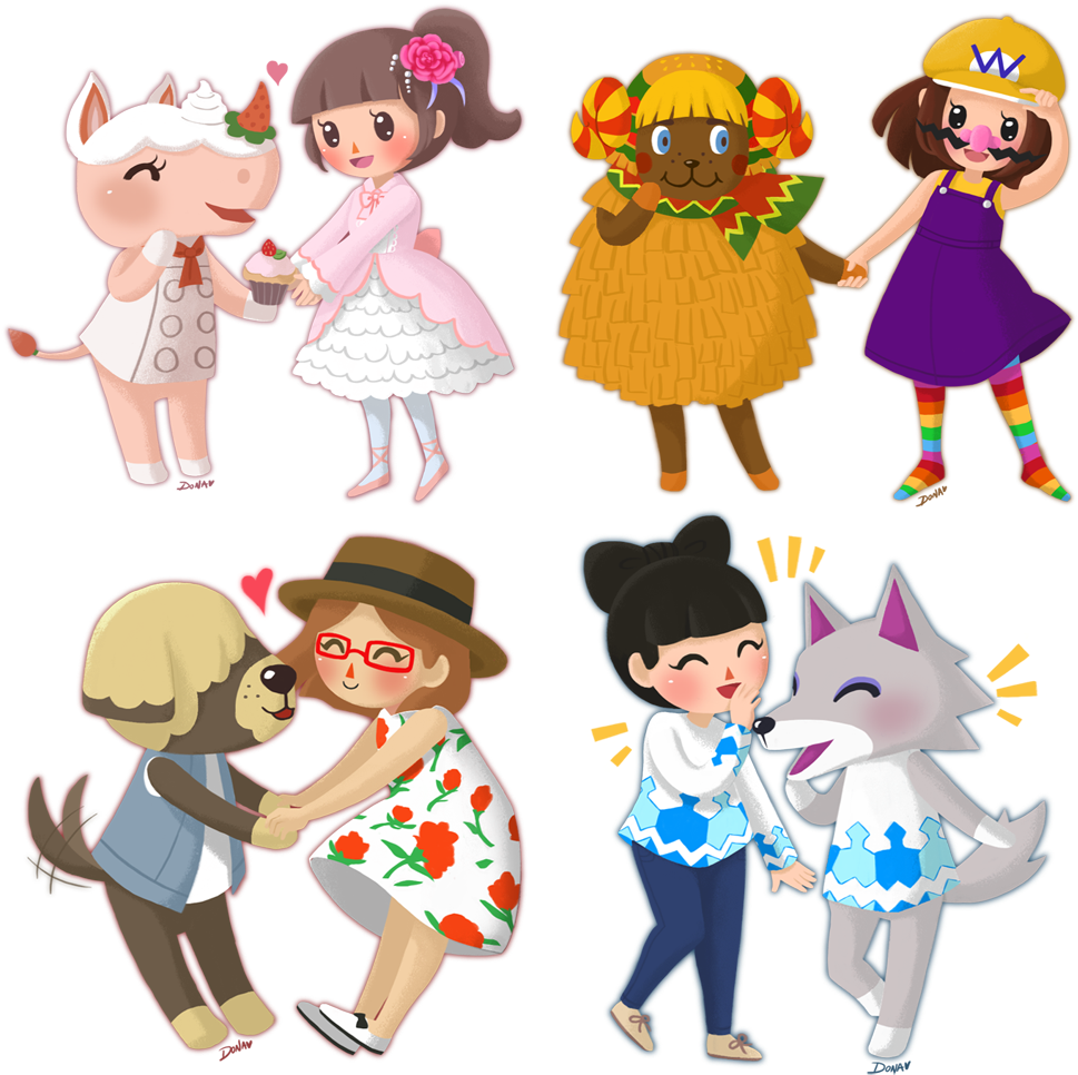 Animal Crossing New Leaf 03 By Superdonut - Cute Animal Crossing New Leaf Characters (1000x1004)