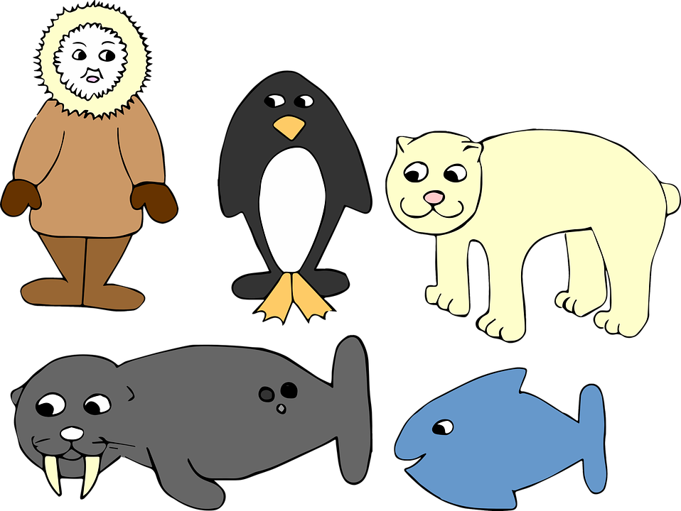 House Animal Cliparts 5, - Eskimos Png (958x720)