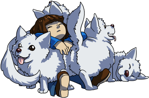 Undertale Is A World Filled With Dogs, Therefore It - Greater Dog Undertale Fanart (500x342)