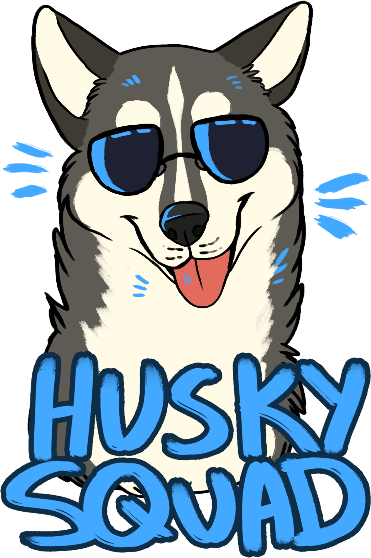 Updated Colors For The Husky Squad Merch Available - Husky Tshirt (1280x1920)