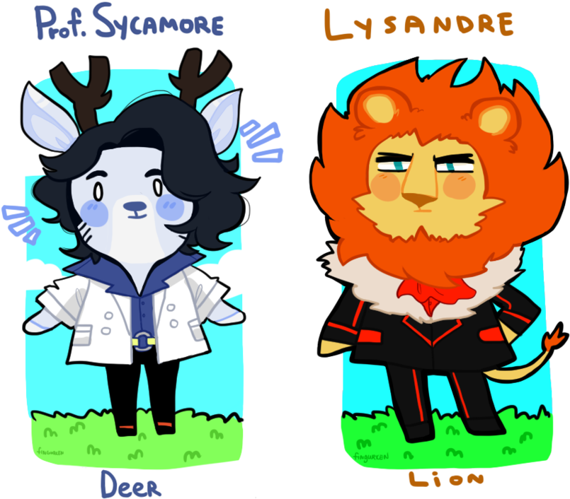 Lysandre And Sycamore By Fingurken - Animal Crossing: New Leaf (942x848)