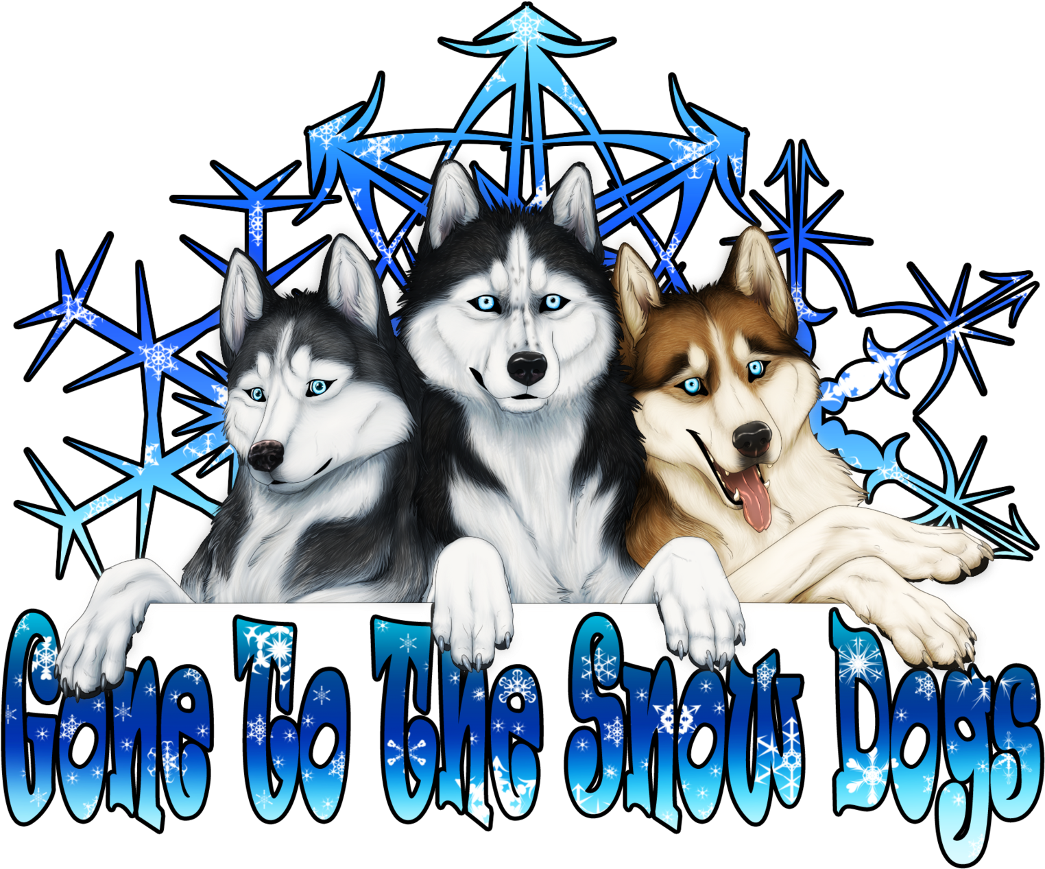 Gone To The Snow Dogs By Fenrirsulfer - Mackenzie River Husky (1600x1307)