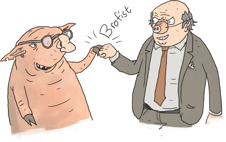 Mr Pilkington In Animal Farm (791x496)