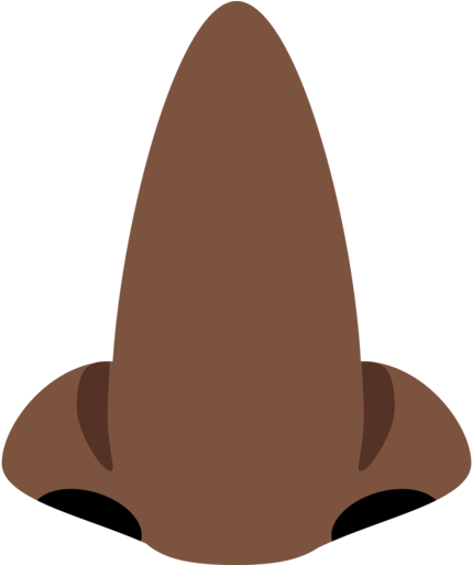 Twitter - Black Nose Emoji (512x512)