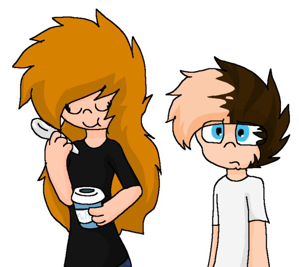 30 Day Otp Challenge Day 13 Eating Icecream By Saltvenian - Cartoon (1024x581)