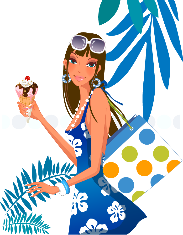 Fashion Graphic Design Clip Art - Fashion Graphic Design Clip Art (767x985)