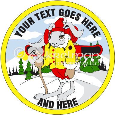 K1812 Sleepy Rabbit Snow Boarder - Product (400x400)