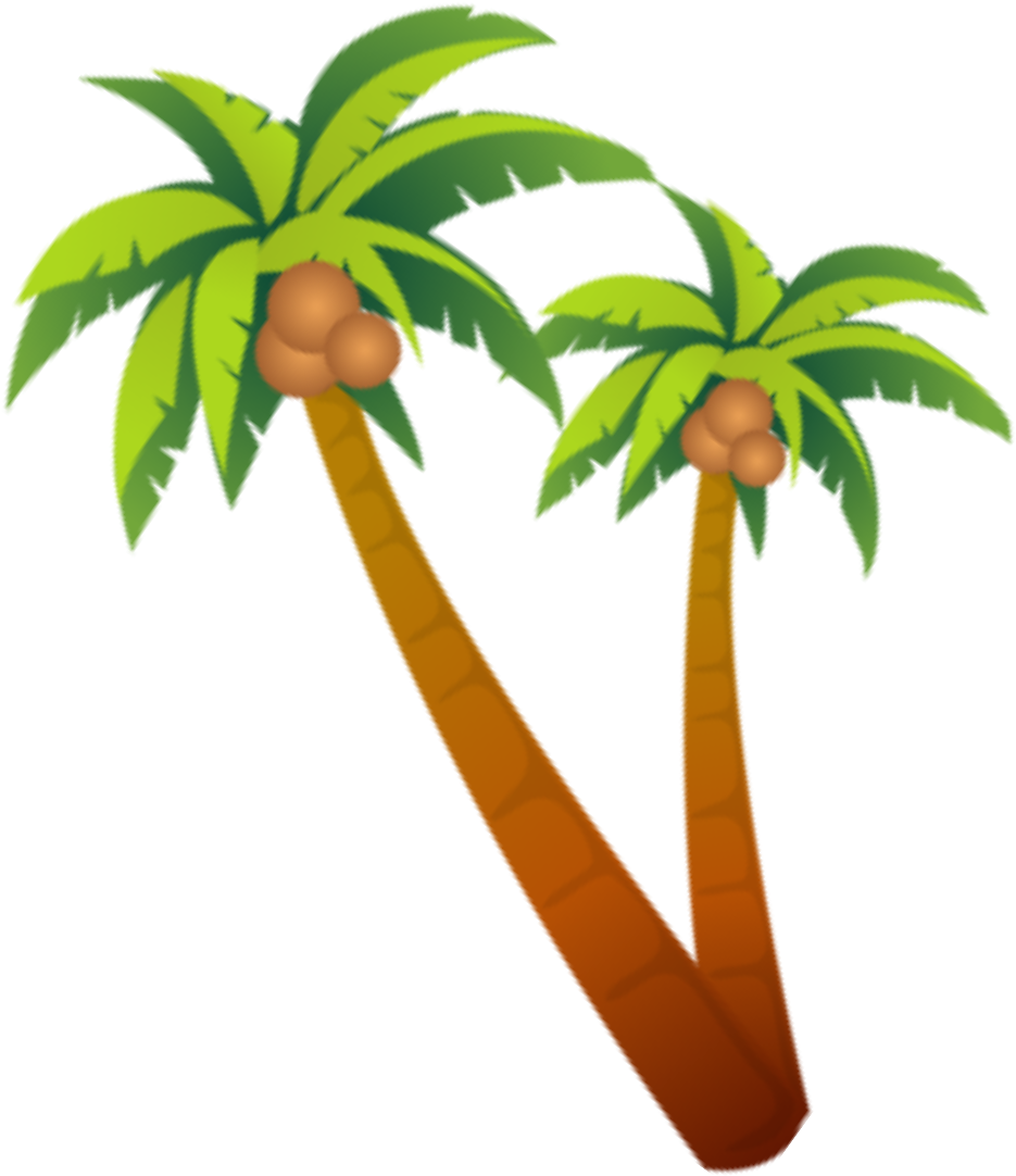 Coconut Tree Clip Art - Coconut Tree Clip Art (1936x2607)