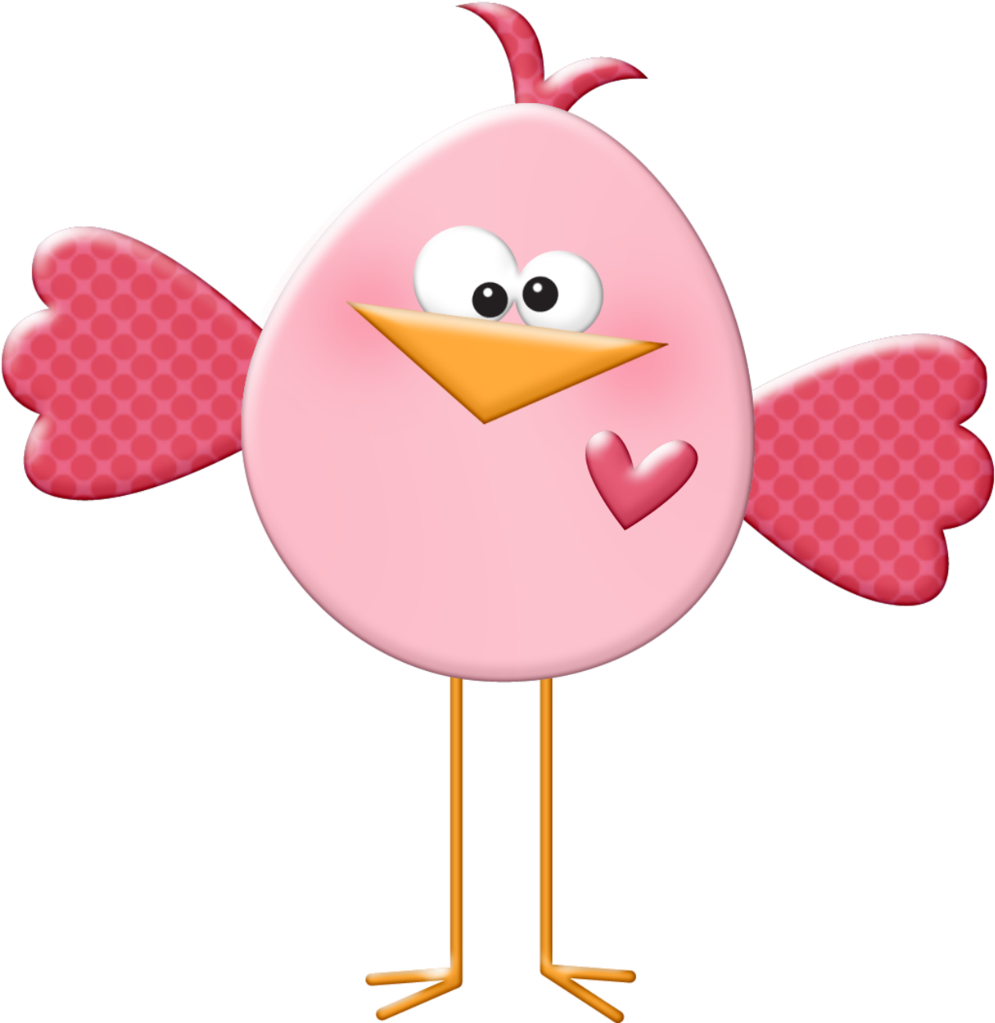 Ettes Bird Pinkwlegs - Pajaro Infantiles Png (1001x1024)
