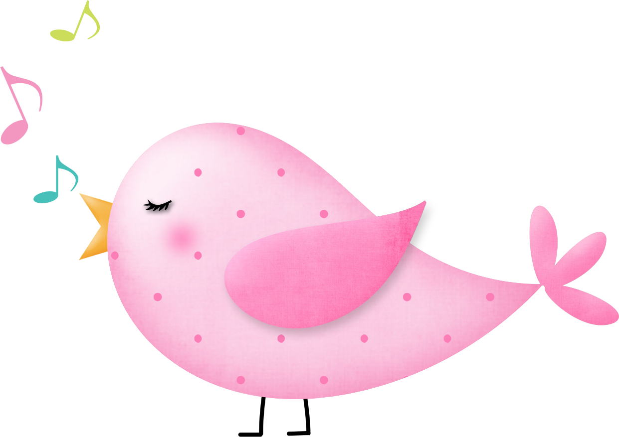 Bird Clipart, Happy Images, Clip Art Pictures, Pink - Clip Art (1241x877)