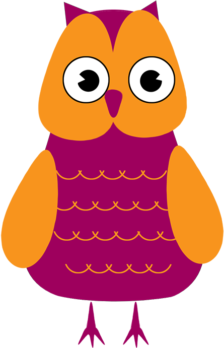 Modern Owl Clip Art - Clip Art (491x716)
