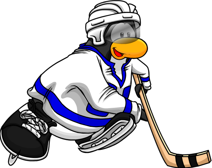 Club Penguin Hockey Puck Hockey Sticks Ice Hockey - Club Penguin Black Sunglasses (705x558)