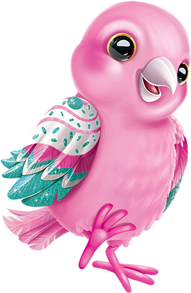 Clipart » Nature » Pink Bird - Little Live Pets Bird Cartoon (576x495)