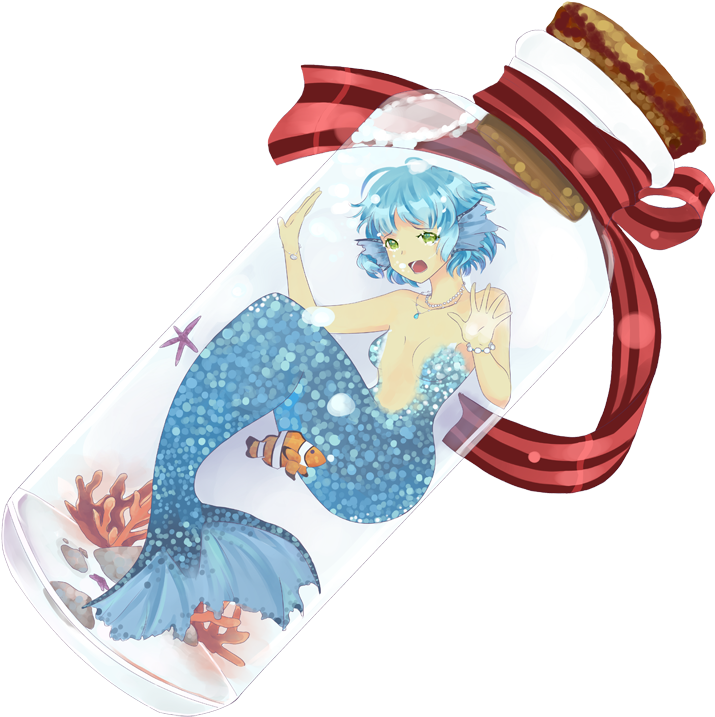 Anime In A Bottle - Cartoon (800x800)