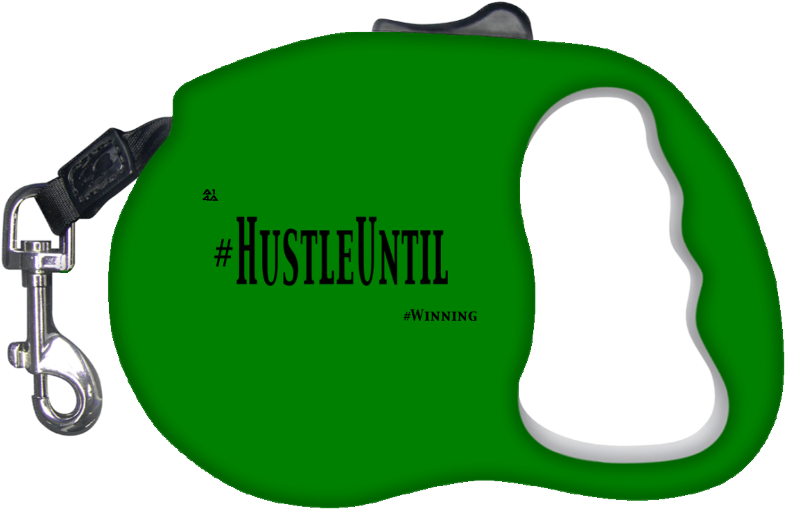 Retractable Dog Leash - Hustle Until - Small Shoulder Bag (1155x1155)
