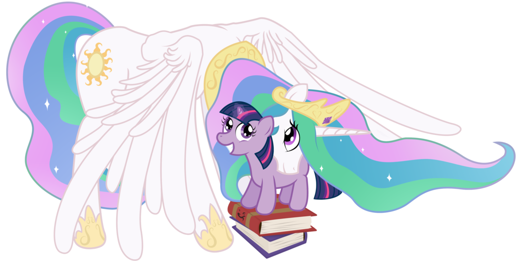 Is It A Pun Because Twilight Is Standing On A Pile - My Little Pony: Friendship Is Magic (1191x670)