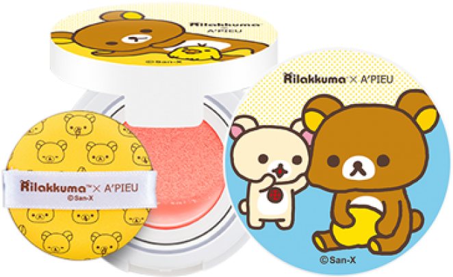 [rilakkuma X A'pieu] Air-fit Cushion Blusher 10g [5 - A'pieu+rilakkuma Air-fit Cushion Blusher (800x509)
