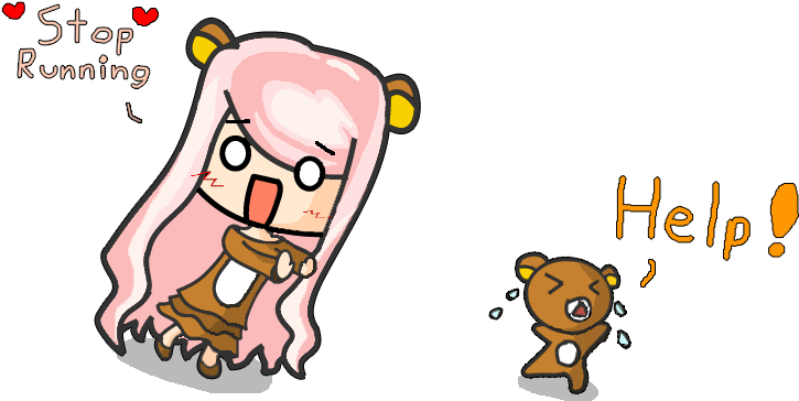 Rilakkuma Crazed Girl By A Cup Of Hot Choco - Cartoon (762x392)