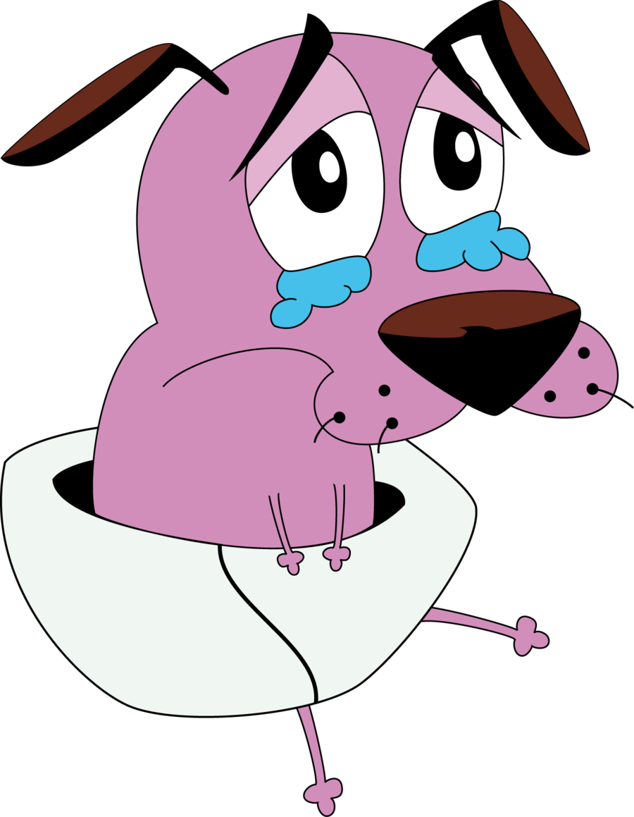 Courage - Courage The Cowardly Dog Baby (900x1159)