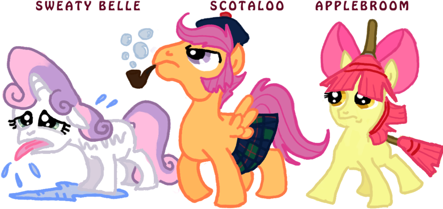 Apple Bloom, Artist - Cartoon (900x443)