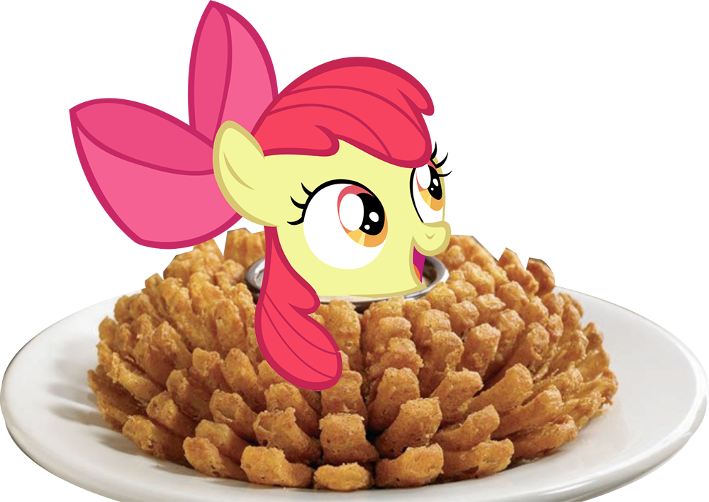 4chan, Apple Bloom, Apple Blooming Onion, /mlp/, Pun, - Blooming Onions Outback (1000x708)