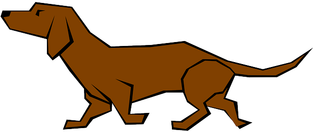 Drawn, Drawing, Dog, Straight, Dogs, Lines - Drawing With Straight Lines (640x320)