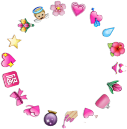 Whatsapp Emojis Png Tumblr - Transparent Aesthetic Overlays (500x500)