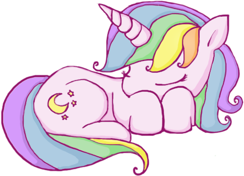 Unicorn Clipart Cute Tumblr - Dibujos Tiernos De Unicornios (586x433)