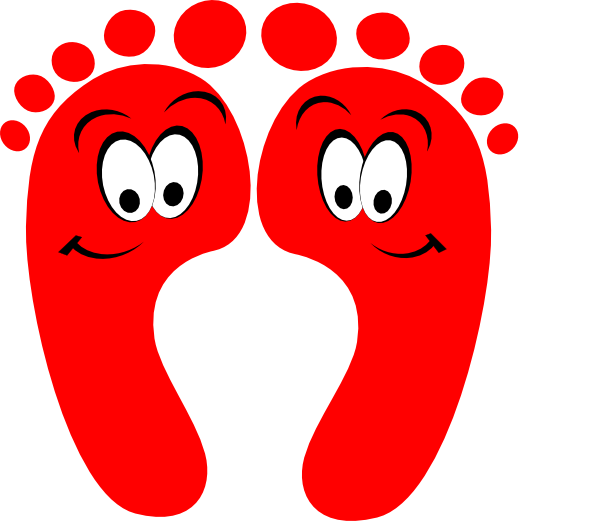 Toes Cliparts Football - Personality Profile Blue Green Red Yellow (600x521)