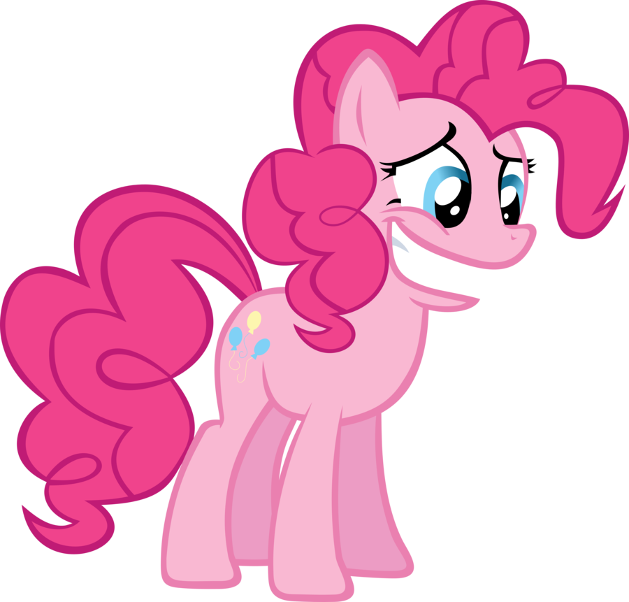 Pinkie Pie Poker Face By Freak0uo - Mlp Pinkie Pie Vector (900x861)