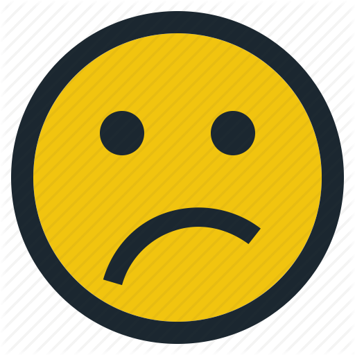 Confused Face Emoticon - Silent Emoji (512x512)