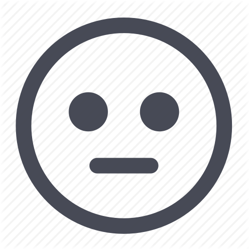 Sleepy Smiley Clipart - Vector Sad Face (512x512)