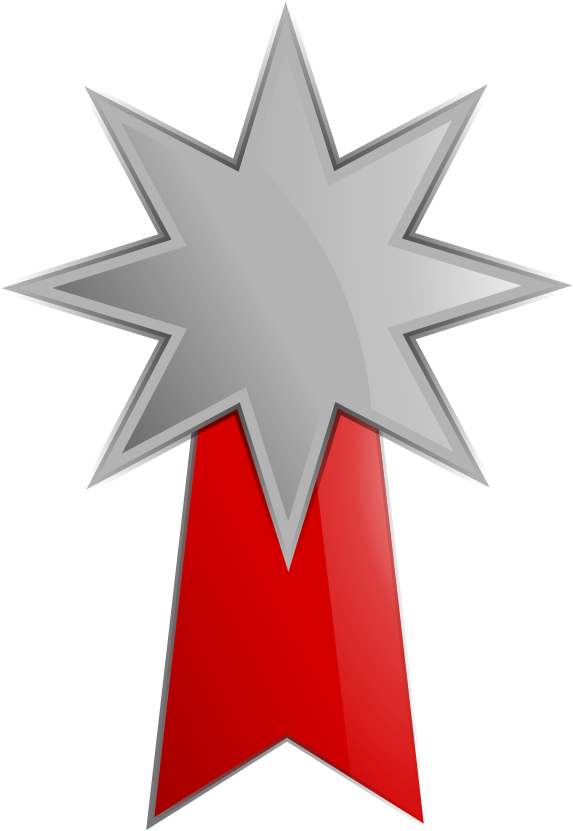 Silver Medal 7 Clip Art - Platinum Clipart (900x900)