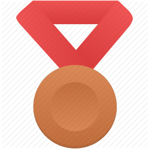 Index Of - Bronze Medal Icon Png (512x512)
