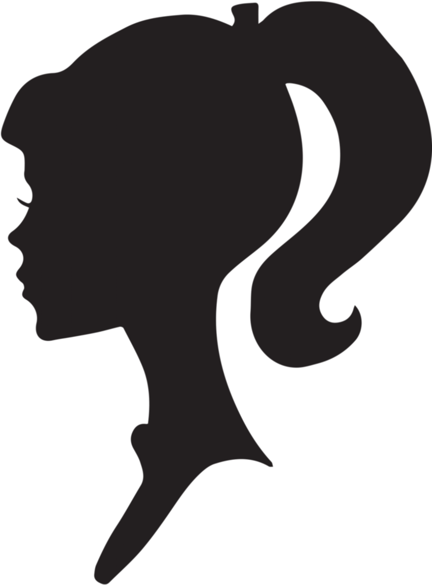 Cropped Female Silhouette Head Face Icon 33 Â€“ Titas - My Weekly Planner [book] (1440x2147)