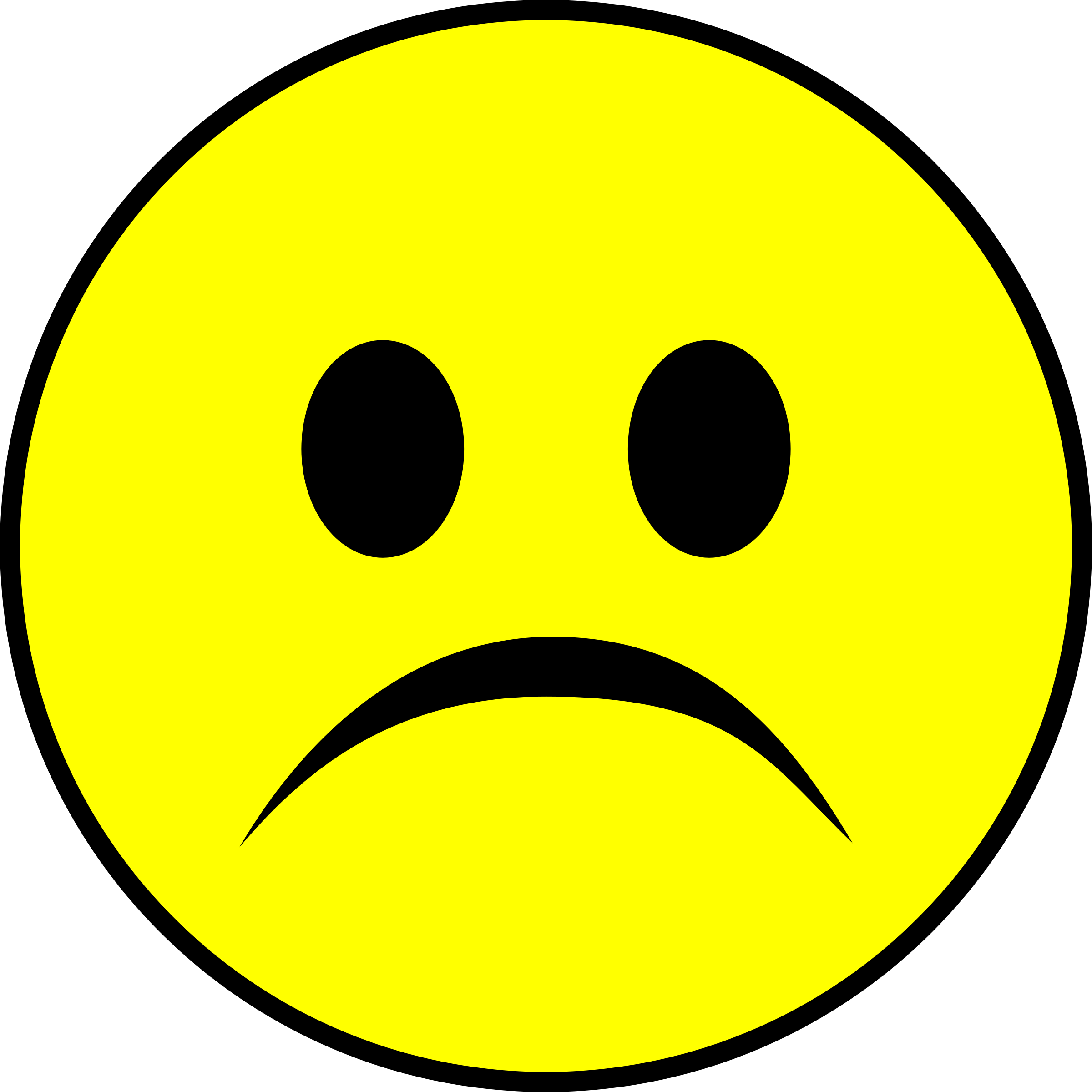 Clipart Frowning Smiley Rh Openclipart Org Free Clipart - Clipart Frowning Smiley Rh Openclipart Org Free Clipart (2400x2400)