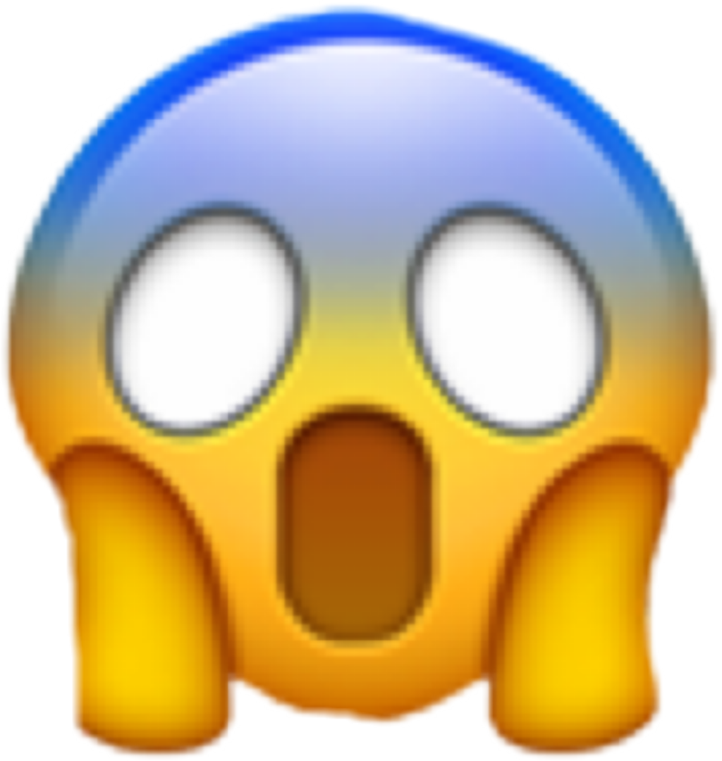 Shocked Emoji Wow Omg Freetoedit - Gasping Emoji Transparent Background (1024x1080)