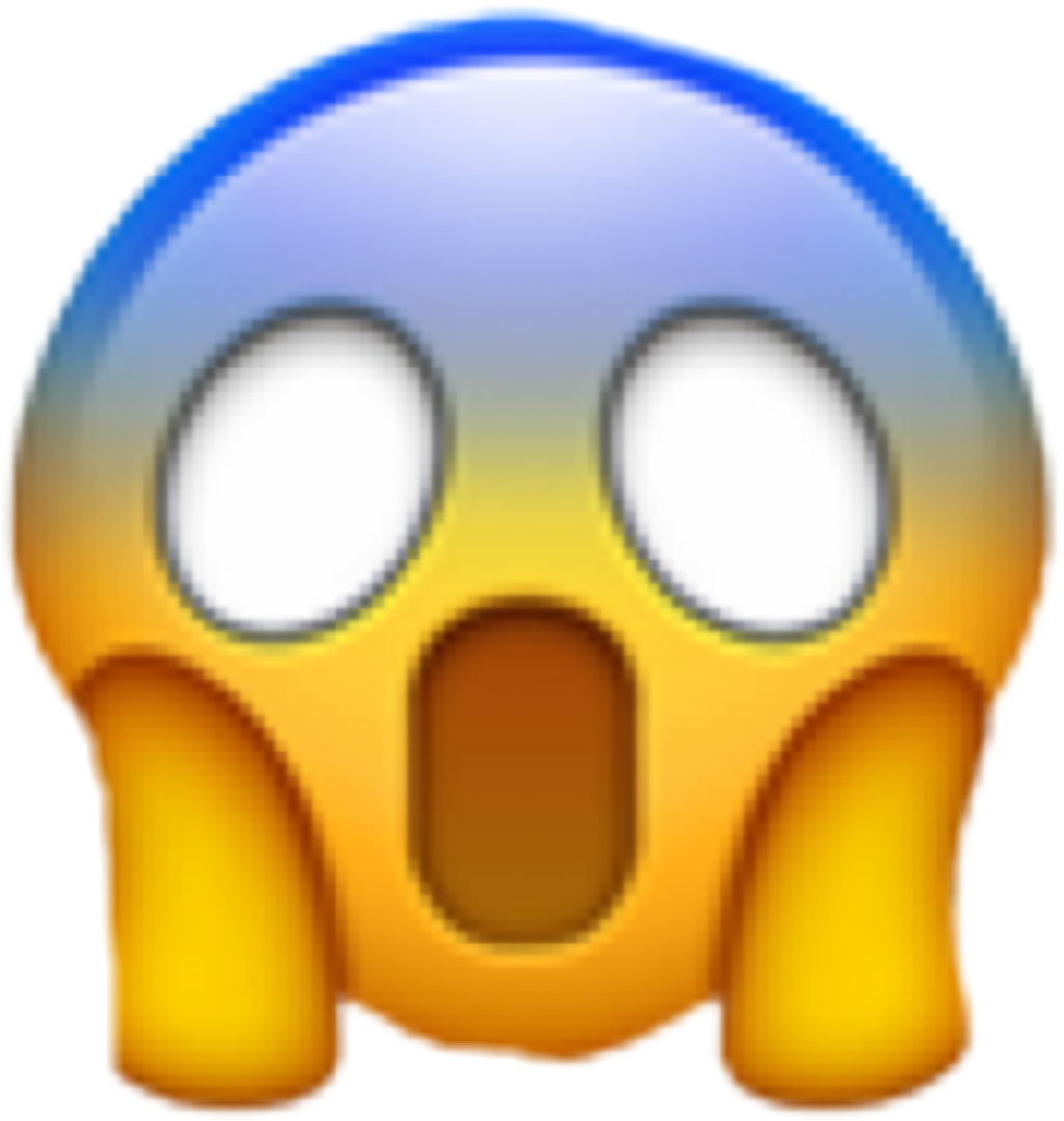 Shocked Emoji Wow Omg Freetoedit Gasping Emoji Transparent Background
